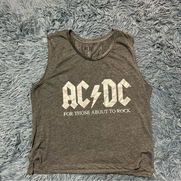 Band & Graphic Tank Tops Gray Size S M - Picture 2 of 9